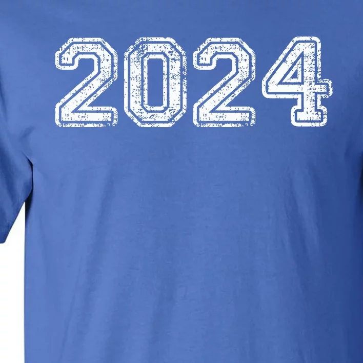 Class Of 2024 Graduation School Vintage Spirit Senior 2024 Tall T-Shirt