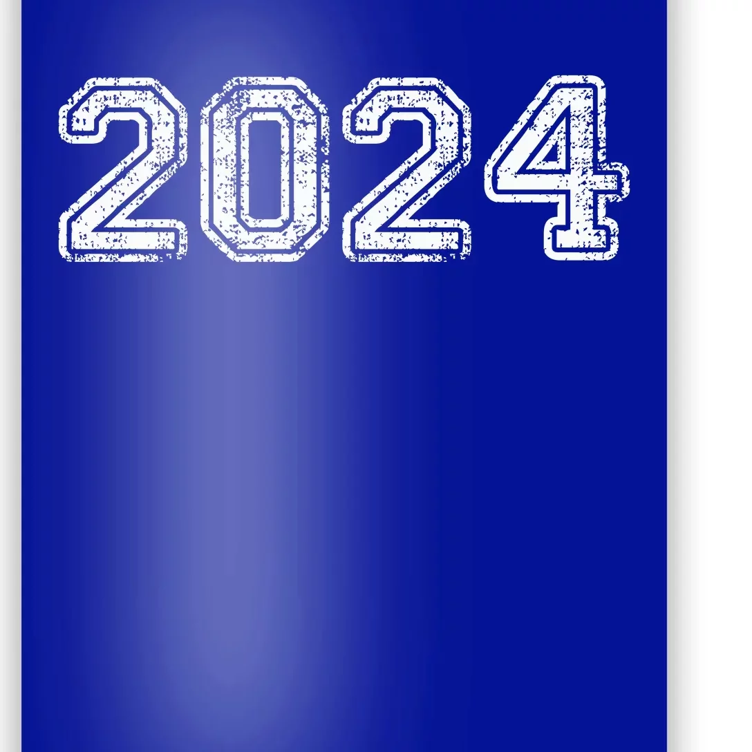 Class Of 2024 Graduation School Vintage Spirit Senior 2024 Poster