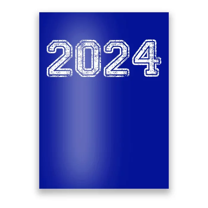 Class Of 2024 Graduation School Vintage Spirit Senior 2024 Poster