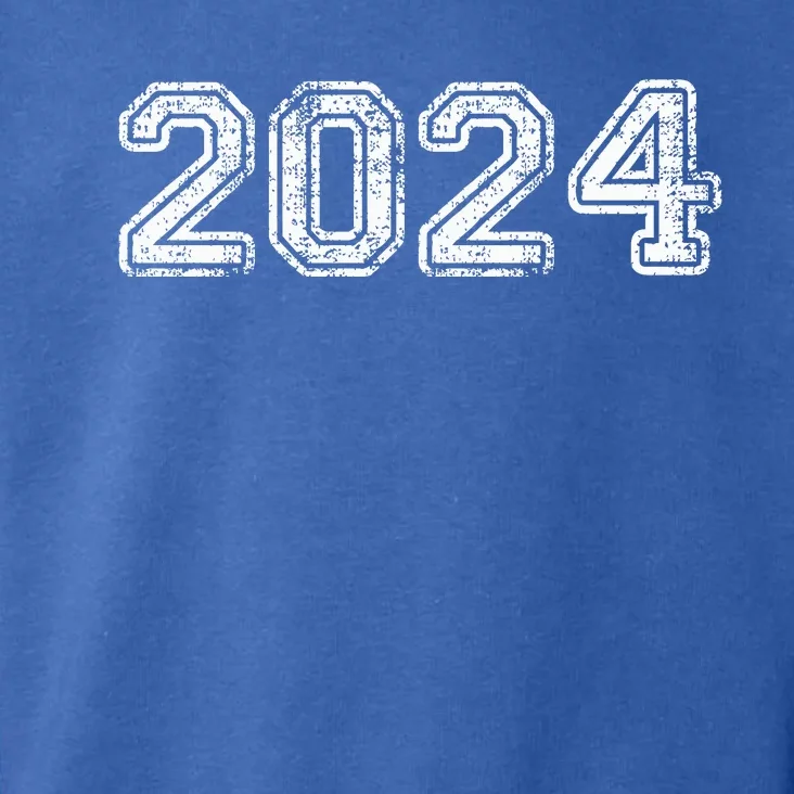 Class Of 2024 Graduation School Vintage Spirit Senior 2024 Toddler Hoodie