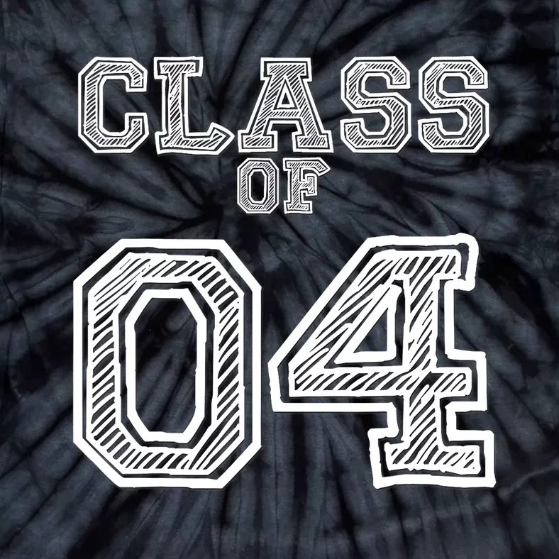 Class of 2004 for High School, College Class Reunion Tie-Dye T-Shirt