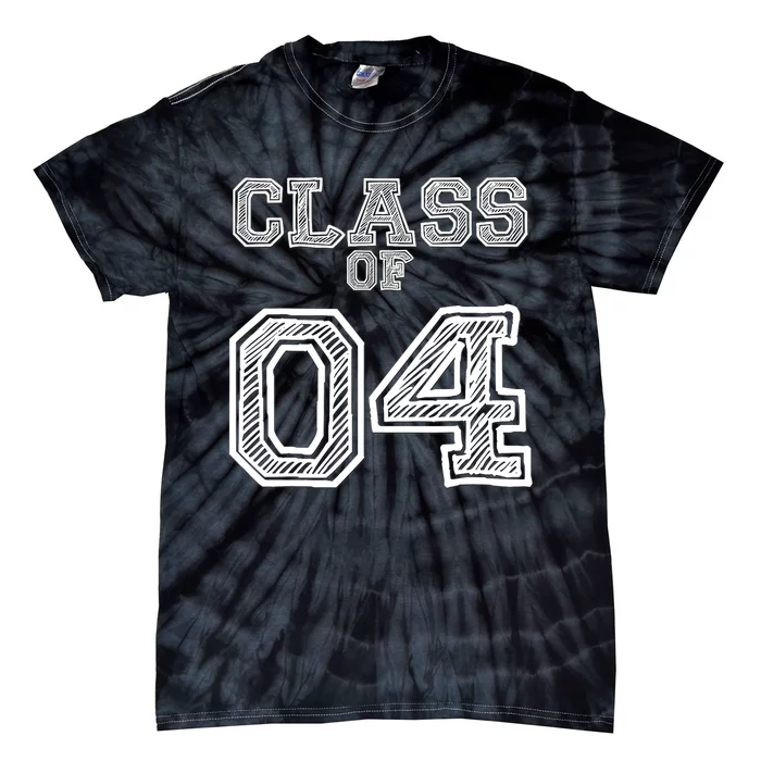 Class of 2004 for High School, College Class Reunion Tie-Dye T-Shirt