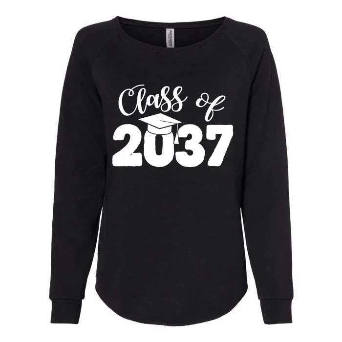 Class Of 2037 Grow With Me Womens California Wash Sweatshirt