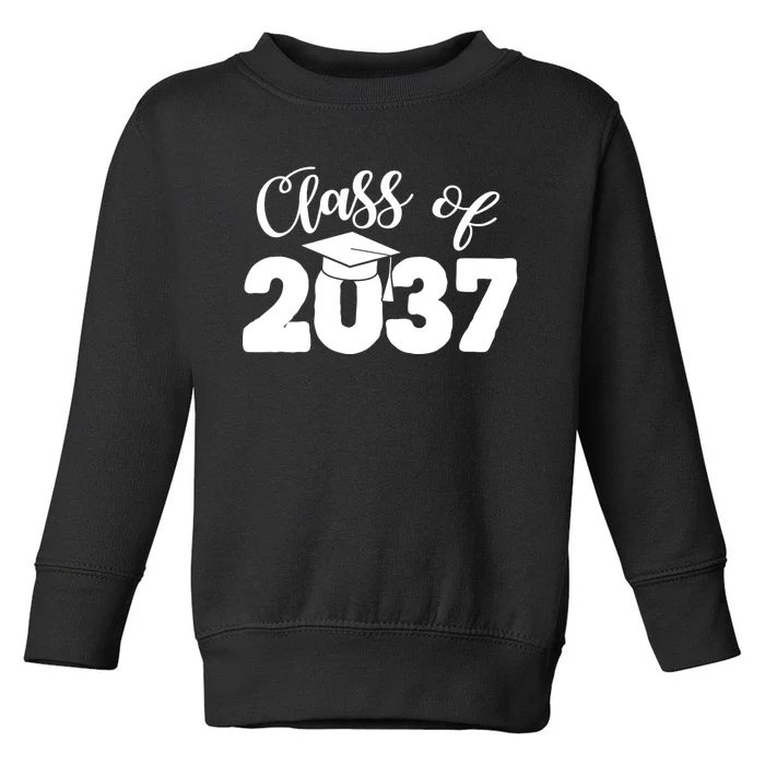 Class Of 2037 Grow With Me Toddler Sweatshirt