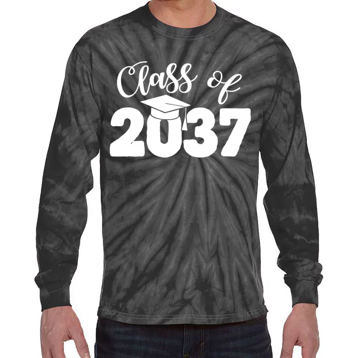 Class Of 2037 Grow With Me Tie-Dye Long Sleeve Shirt