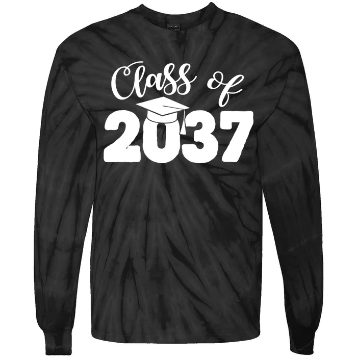 Class Of 2037 Grow With Me Tie-Dye Long Sleeve Shirt