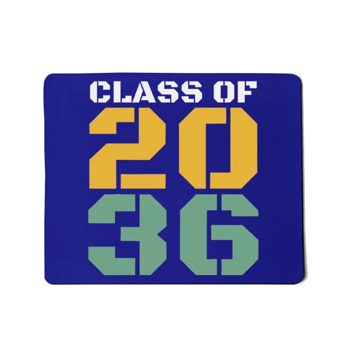 Class Of 2036 Grow With Me Graduation First Day Of School Mousepad