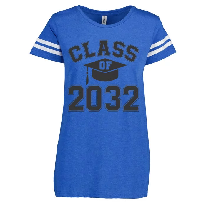 Class Of 2032 Grow With Me First Day Of Kindergarten Gift Enza Ladies Jersey Football T-Shirt