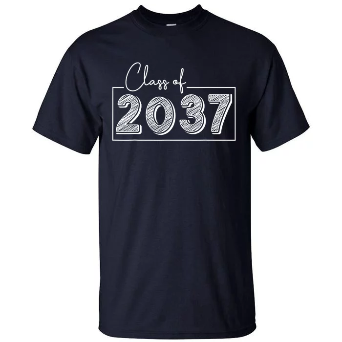 Class Of 2037 Grow With Me Tall T-Shirt