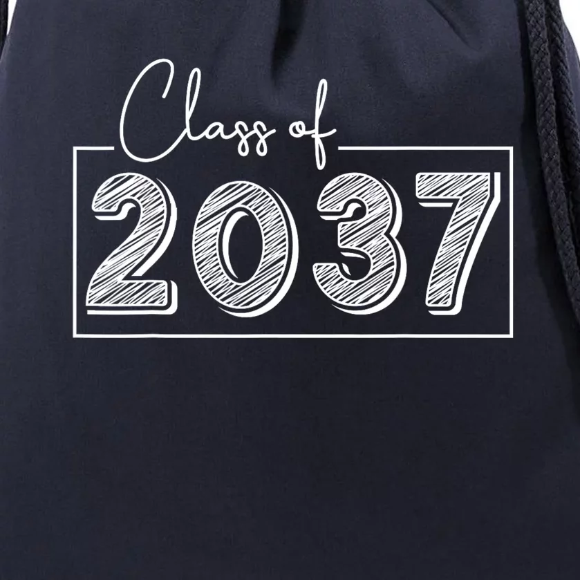 Class Of 2037 Grow With Me Drawstring Bag