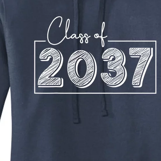 Class Of 2037 Grow With Me Women's Pullover Hoodie