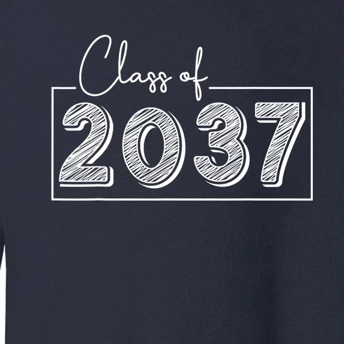 Class Of 2037 Grow With Me Toddler Sweatshirt