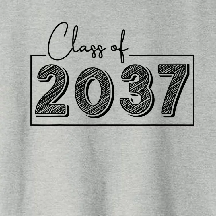 Class Of 2037 Grow With Me Women's Crop Top Tee