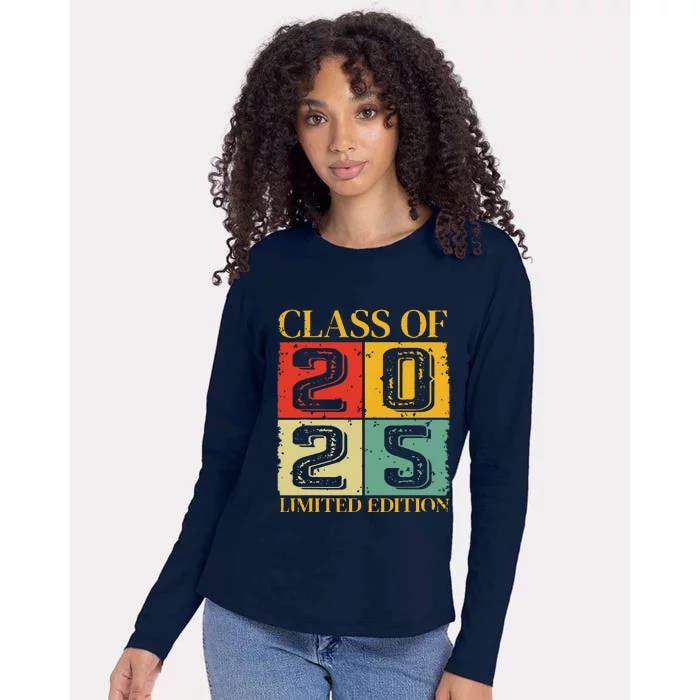 Class Of 2025 Womens Cotton Relaxed Long Sleeve T-Shirt