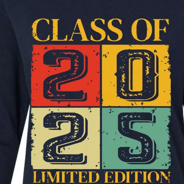 Class Of 2025 Womens Cotton Relaxed Long Sleeve T-Shirt