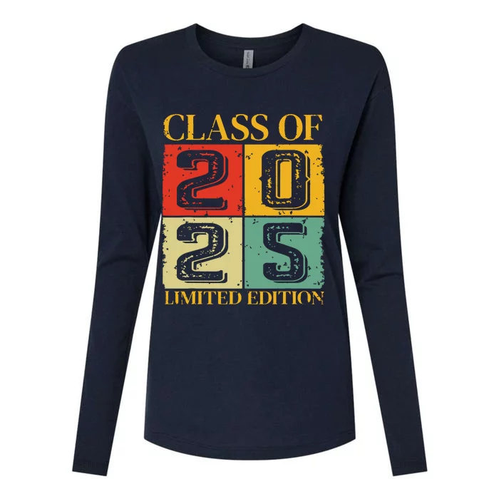 Class Of 2025 Womens Cotton Relaxed Long Sleeve T-Shirt