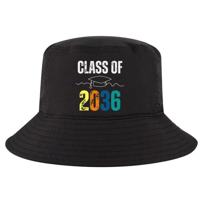 Class Of 2036 Grow With Me First Day Kindergarten Graduation Cool Comfort Performance Bucket Hat