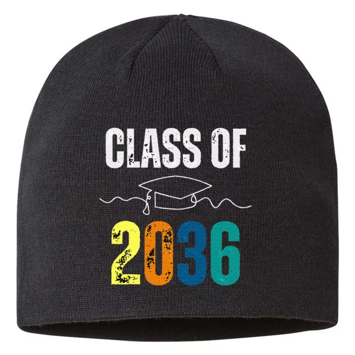 Class Of 2036 Grow With Me First Day Kindergarten Graduation 8 1/2in Sustainable Knit Beanie