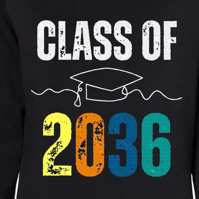 Class Of 2036 Grow With Me First Day Kindergarten Graduation Womens California Wash Sweatshirt