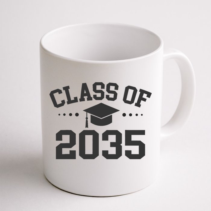 Class Of 2035 Grow With Me Space For Handprints On The Back Front & Back Coffee Mug