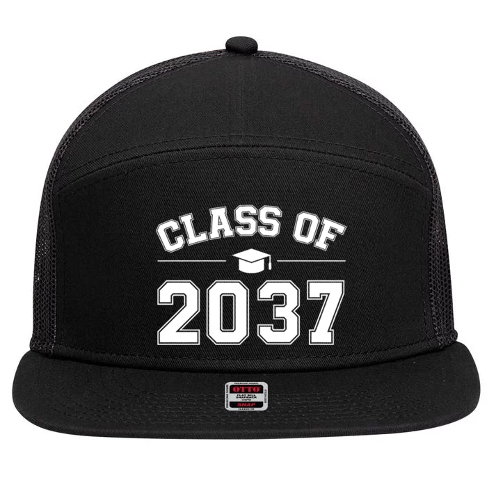 Class Of 2037 Grow With Me 7 Panel Mesh Trucker Snapback Hat