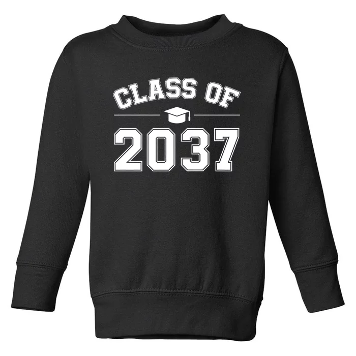 Class Of 2037 Grow With Me Toddler Sweatshirt