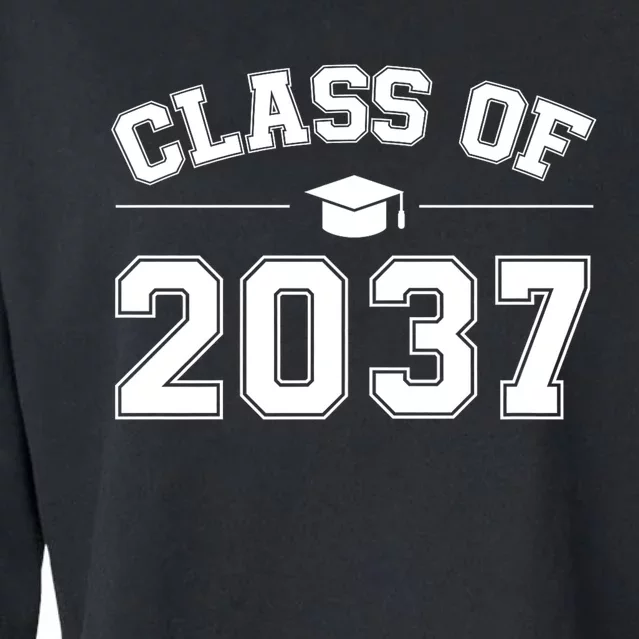 Class Of 2037 Grow With Me Cropped Pullover Crew