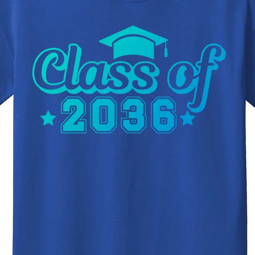 Class Of 2036 Grow With Me Gift First Day Of Kindergarten Gift Kids T-Shirt