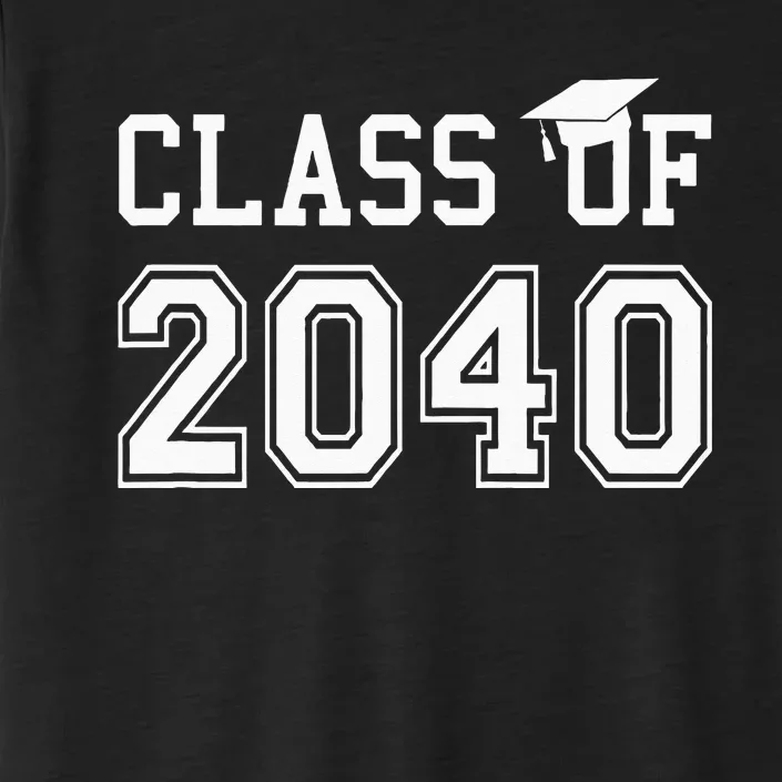 Class Of 2040 Graduation Hat Gift Future School Graduate ChromaSoft Performance T-Shirt