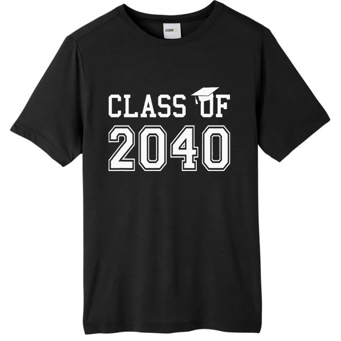 Class Of 2040 Graduation Hat Gift Future School Graduate ChromaSoft Performance T-Shirt