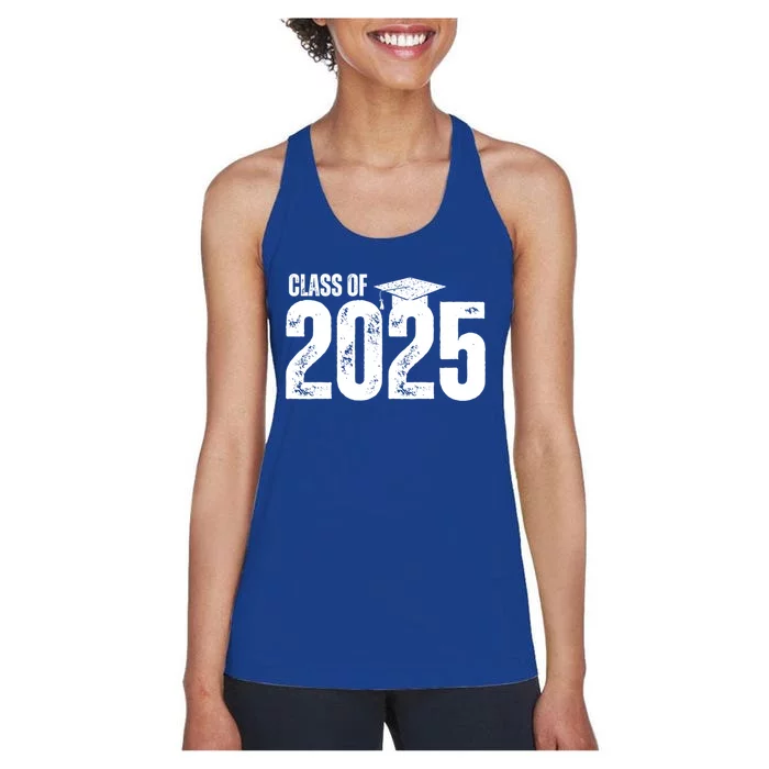 Class Of 2025 Congrats Grad 2025 Congratulations Graduate Gift Women's Racerback Tank