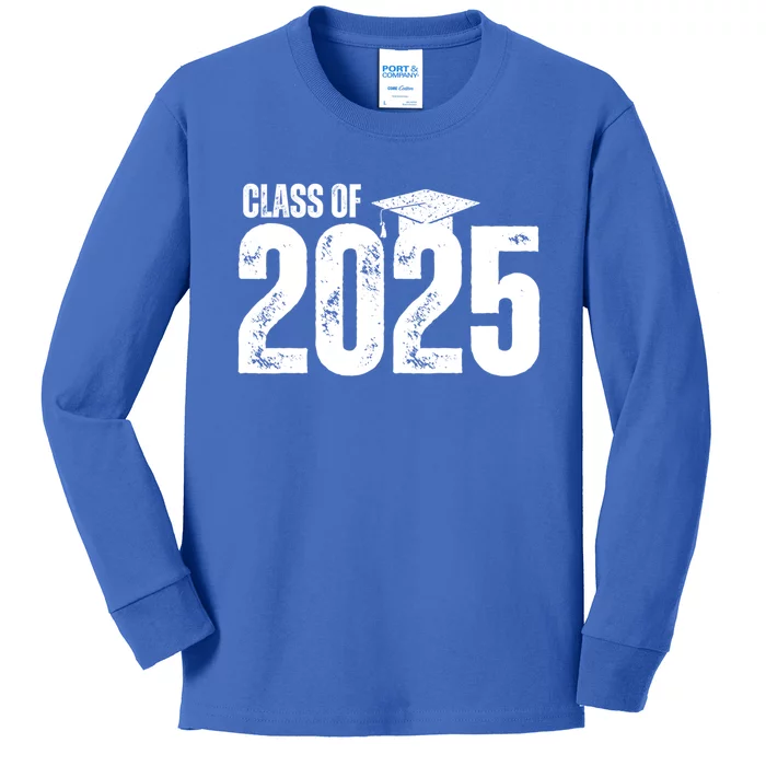 Class Of 2025 Congrats Grad 2025 Congratulations Graduate Gift Kids Long Sleeve Shirt