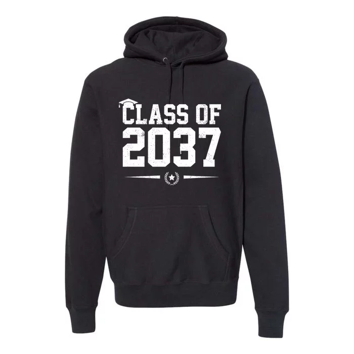 Class Of 2037 Grow With Me Premium Hoodie