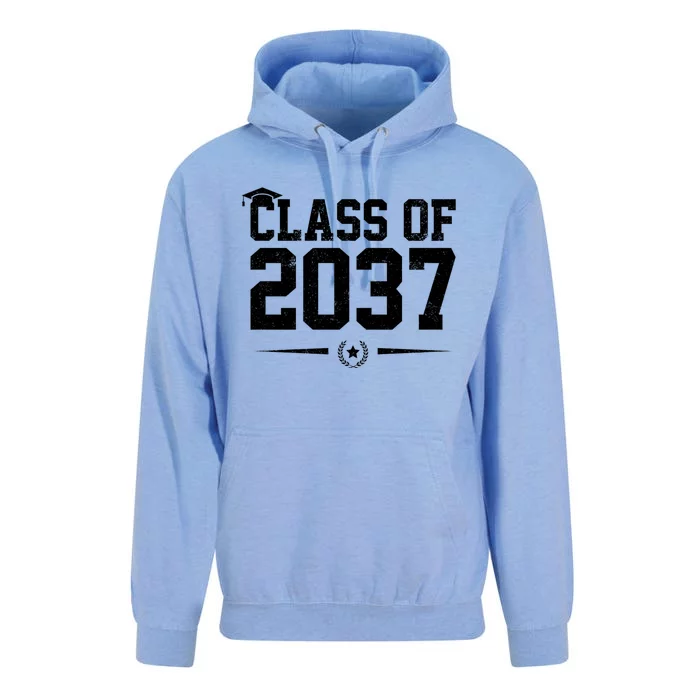 Class Of 2037 Grow With Me Unisex Surf Hoodie