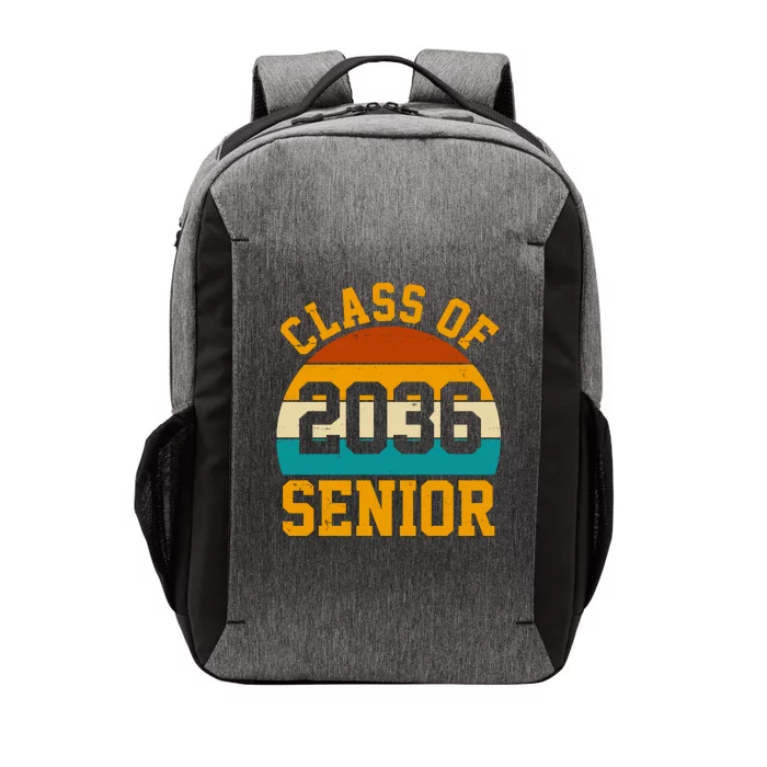 Class Of 2036 Senior Retro Sunset Vector Backpack