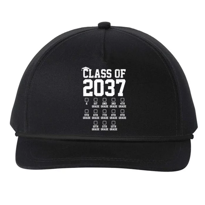 Class Of 2037 Grow With Me Snapback Five-Panel Rope Hat