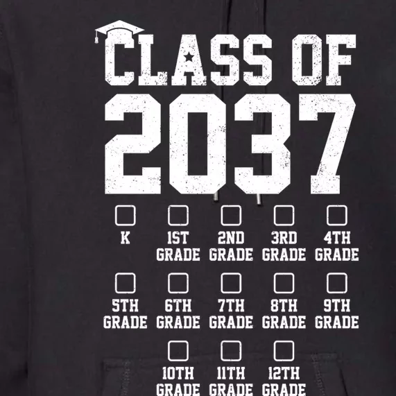 Class Of 2037 Grow With Me Premium Hoodie