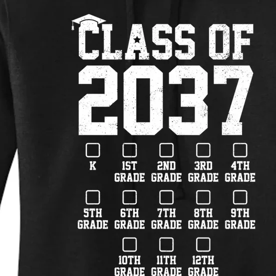 Class Of 2037 Grow With Me Women's Pullover Hoodie