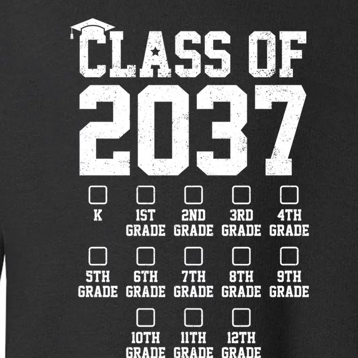 Class Of 2037 Grow With Me Toddler Sweatshirt