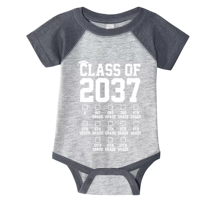 Class Of 2037 Grow With Me Infant Baby Jersey Bodysuit