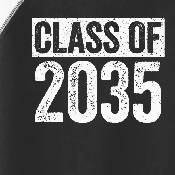 Class Of 2035 Senior 2035 Graduation Toddler Fine Jersey T-Shirt