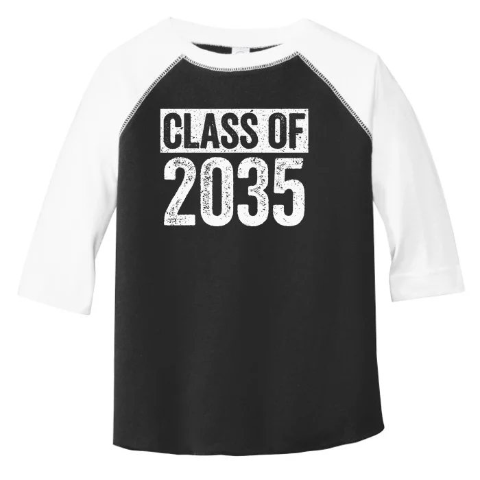 Class Of 2035 Senior 2035 Graduation Toddler Fine Jersey T-Shirt