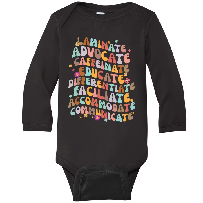 Class Of 2024 Senior Design Funny Seniors 2024 Baby Long Sleeve Bodysuit