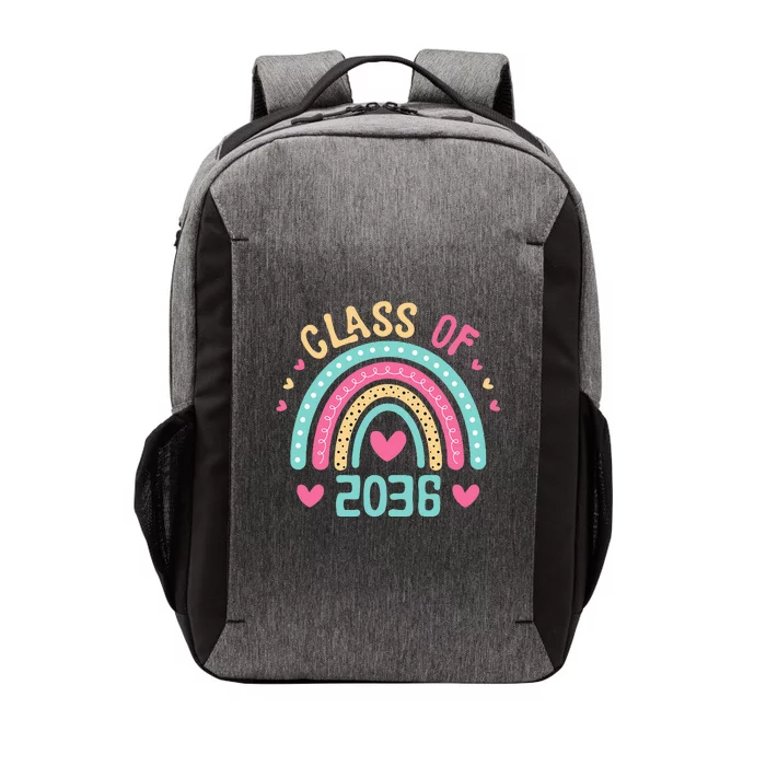 Class Of 2036 Grow With Me First Day Of School Graduation Vector Backpack