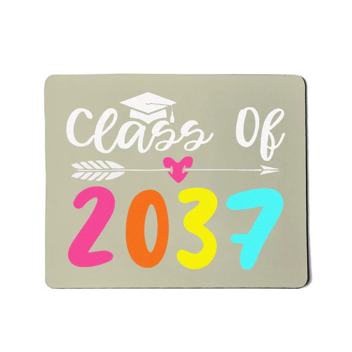 Class Of 2037 Grow With Me Graduation First Day Of School Love Mousepad