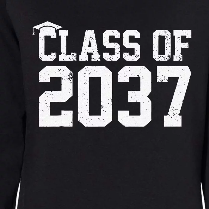 Class Of 2037 Grow With Me Graduation First Day Of School Womens California Wash Sweatshirt