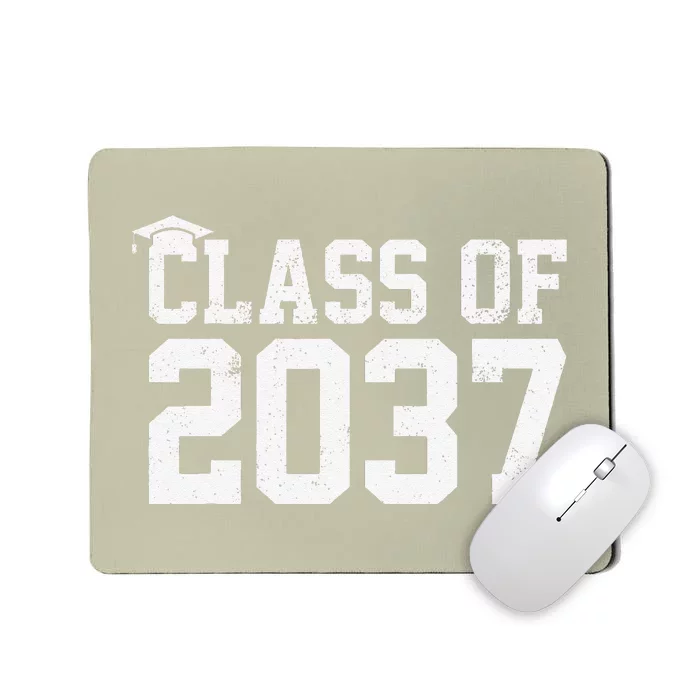 Class Of 2037 Grow With Me Graduation First Day Of School Mousepad