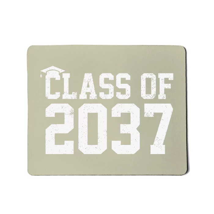 Class Of 2037 Grow With Me Graduation First Day Of School Mousepad