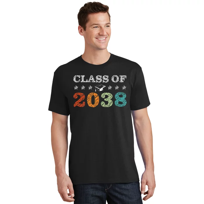 Class Of 2038 Grow With Me First Day School Back To School T-Shirt