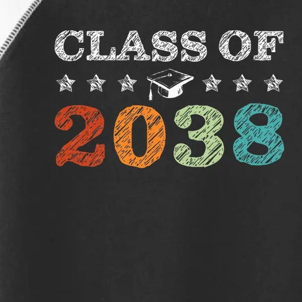 Class Of 2038 Grow With Me First Day School Back To School Toddler Fine Jersey T-Shirt